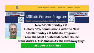 Unlock 50% Commissions with the New 5 Dollar Friday 2.0 Affiliate  Program!
