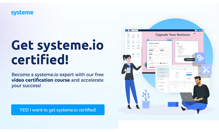 FREE Video Course: Become a Systeme.io expert and accelerate your success!